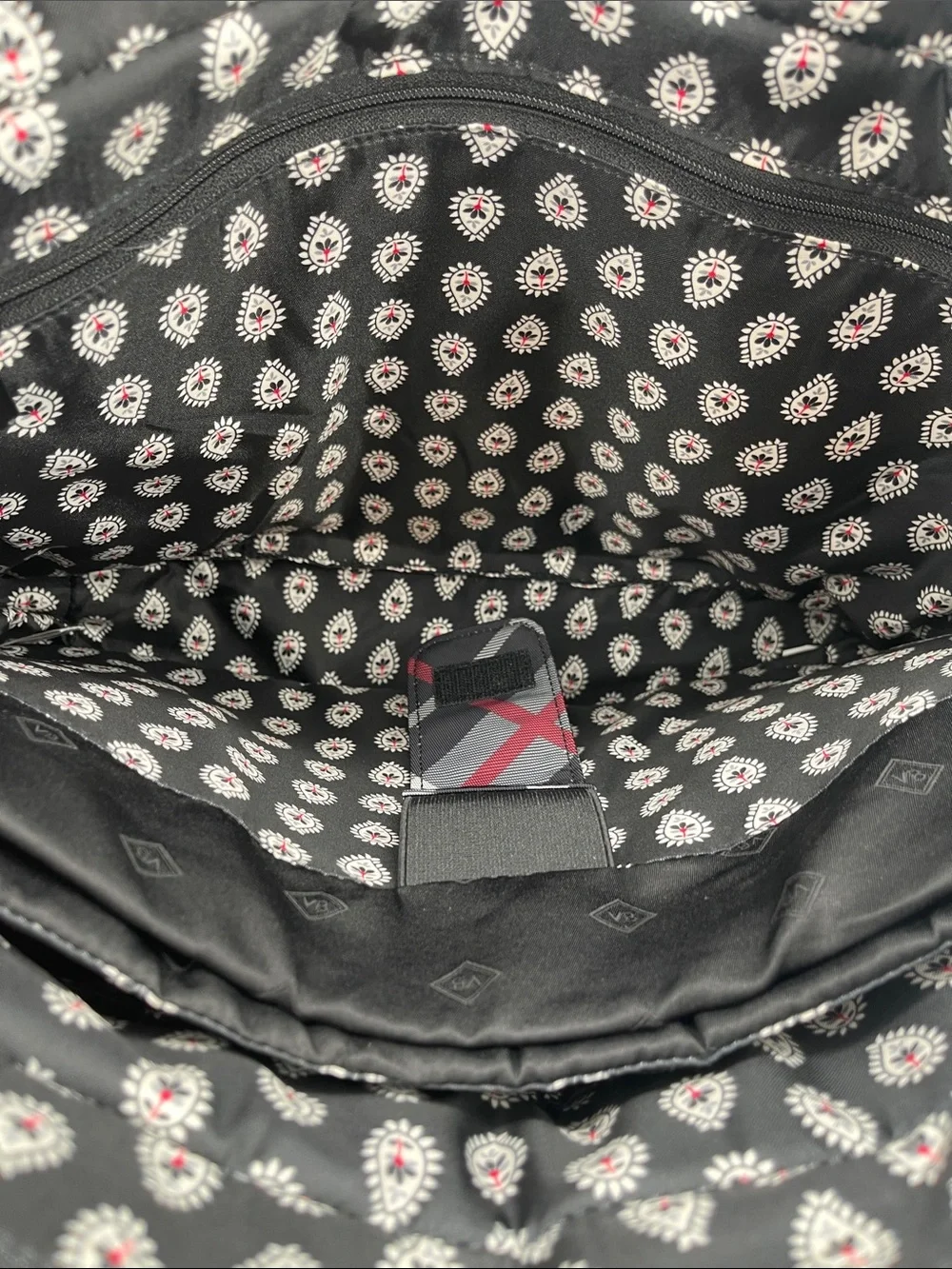 Vera Bradley Performance Quilted Tote/Work Triple Compartment Paris Plaid Bag